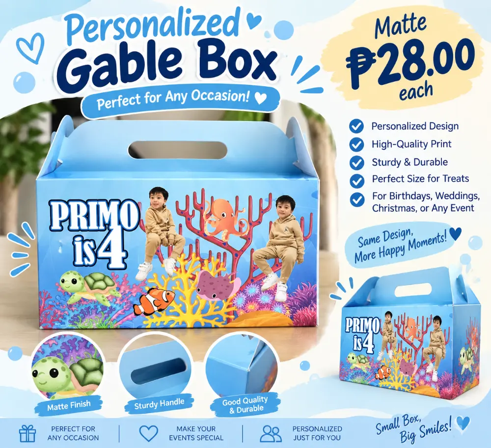 Personalized Gable Box – Matte